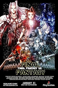 CGC Huge Poster - Final Fantasy VII Original Playstation PS1